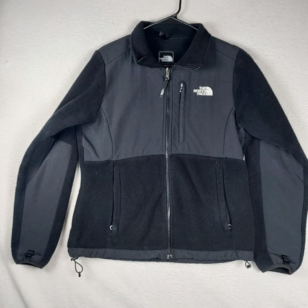 The North Face Denali Hybrid Fleece Jacket Womens Medium Black Full Zip